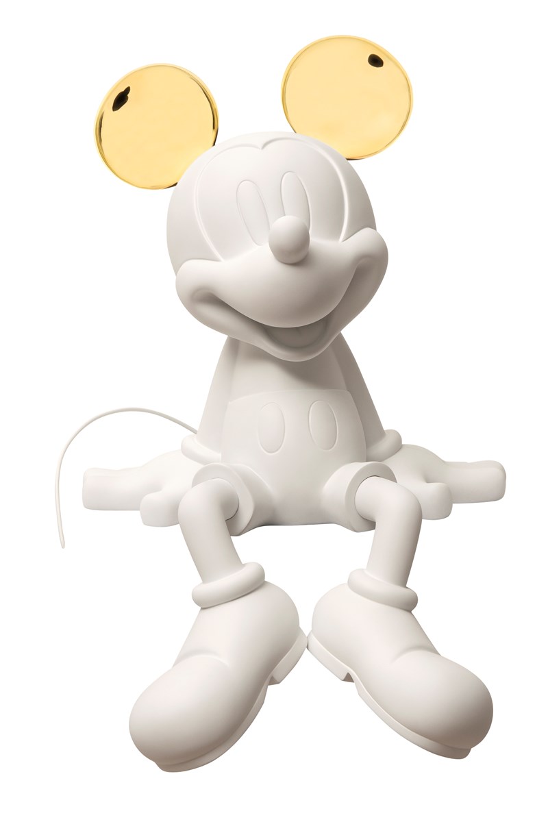 Mickey Take2 by Kelly Hoppen Matte White & Chromed Gold